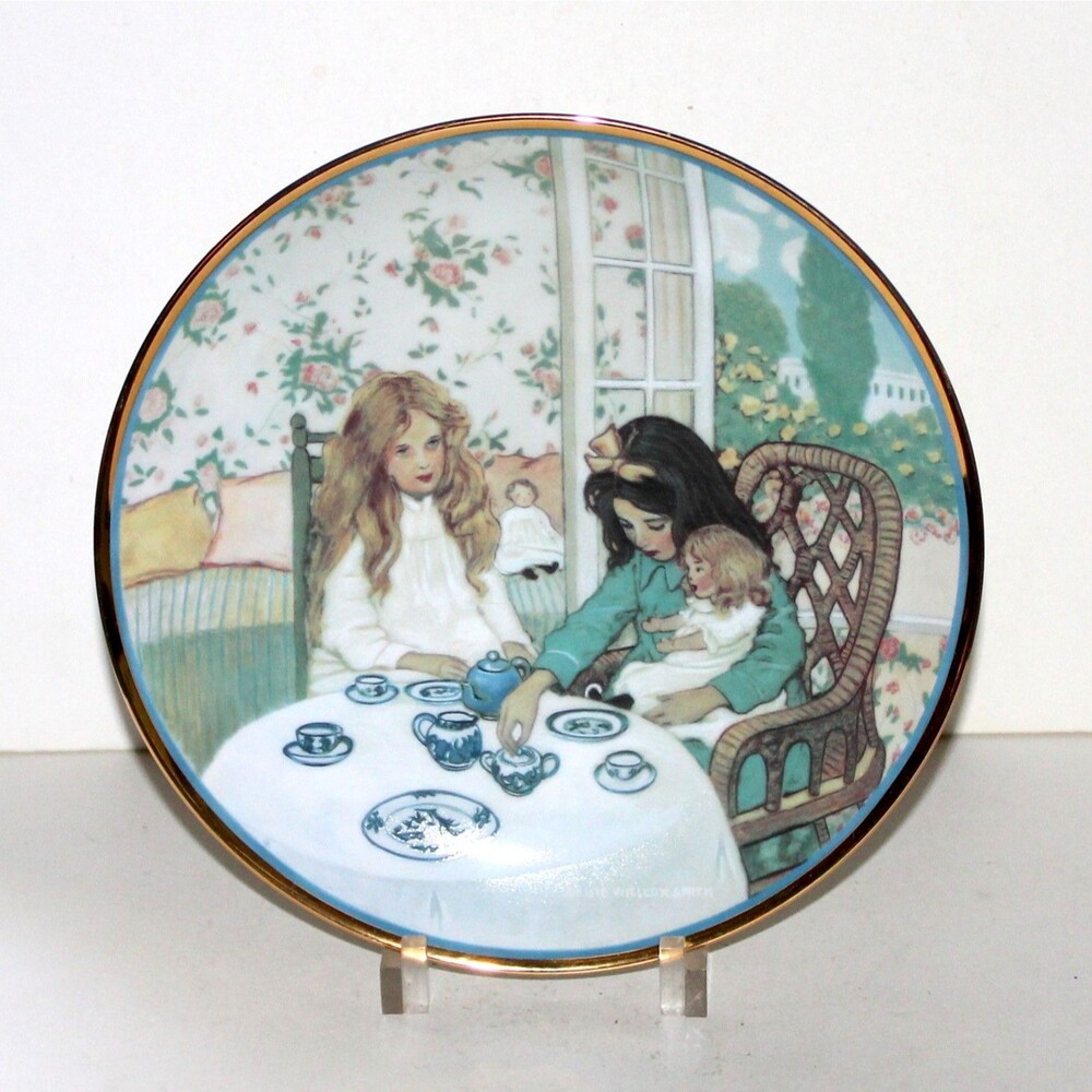 Jessie Willcox Smith The Tea Party Decorative Plate Hamilton Collection children